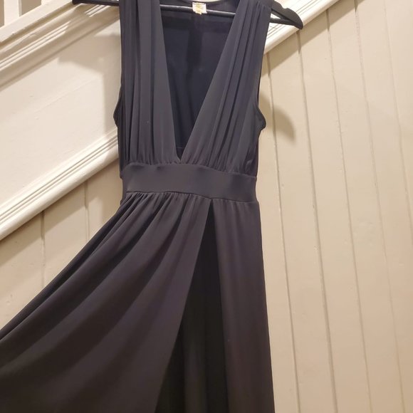 KTOO Black high slit maxi dress - Size Small - Picture 3 of 3